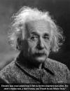 Einstein was once asked how it felt to be the smartest man alive.