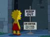 Sign - Keep Out Or Enter I'm Sign Not A Cop 